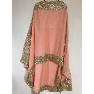 Peachy dress ling gown